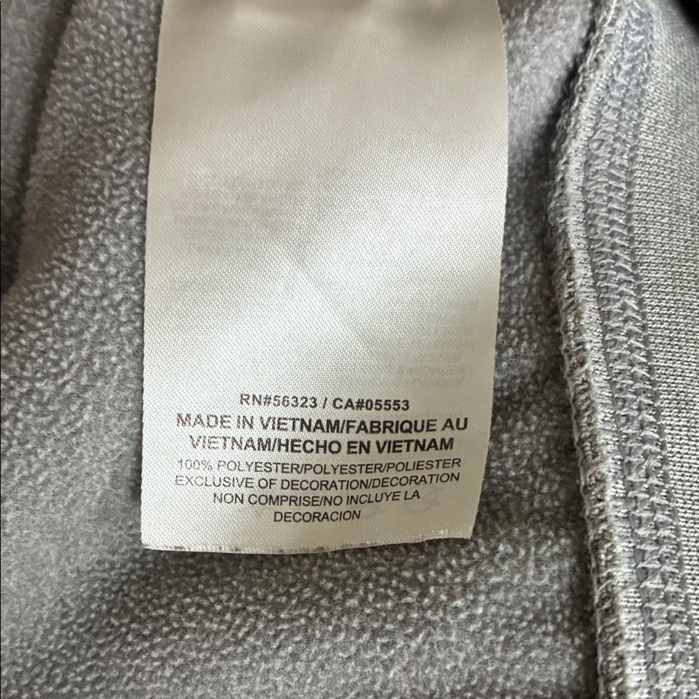 Nike Dri-Fit Heather Gray Baseball Hoodie featuring the backwards K - Picture 10 of 14
